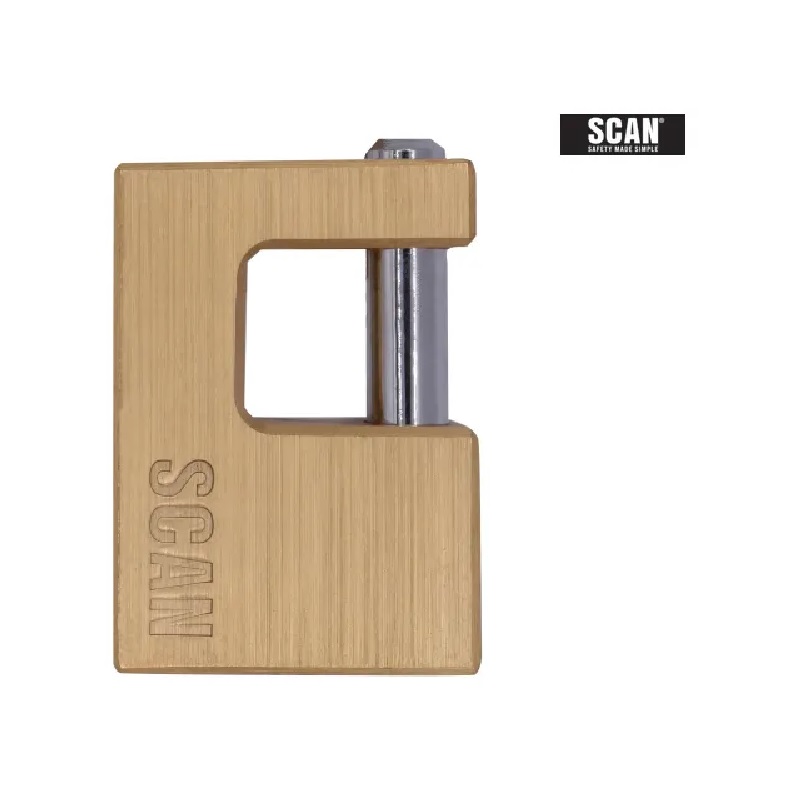 Scan Brass Shutter Padlock 60mm