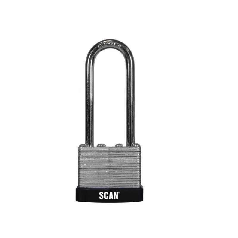 Scan Laminated Steel Long Shackle Padlock 40mm
