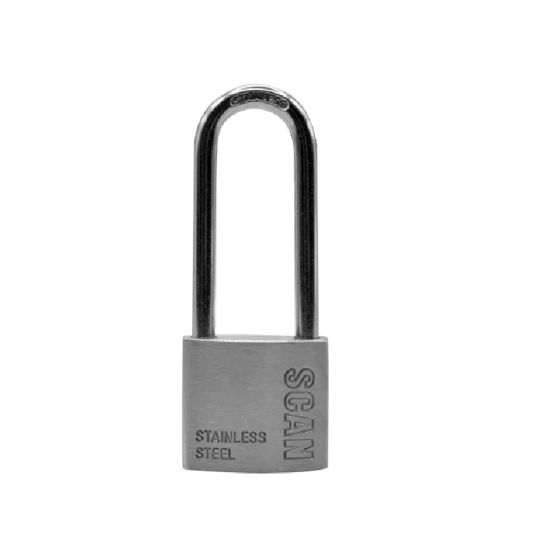 Scan Stainless Steel Padlock 38mm Long Shackle
