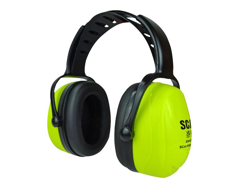Scan Hi-Vis Ear Defenders SCAPPEEARDP
