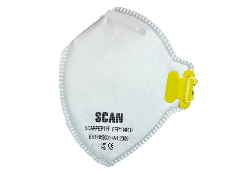 Scan Fold Flat Disposable Mask FFP1 (Pack of 3) SCAPPEP1FF