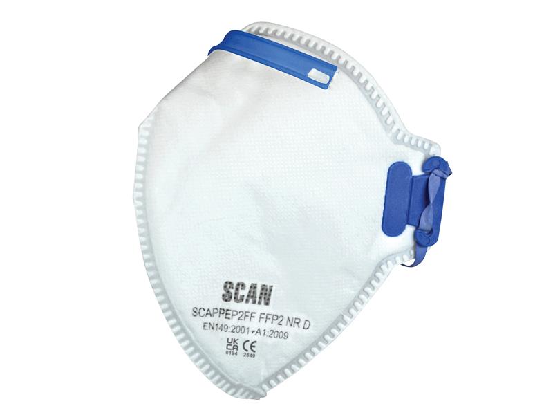 Scan Fold Flat Disposable Mask FFP2 Protection (Pack 20) SCAPPEP2FFB
