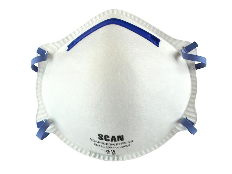 Scan Moulded Disposable Mask FFP2 Protection (Pack 20) SCAPPEP2MB