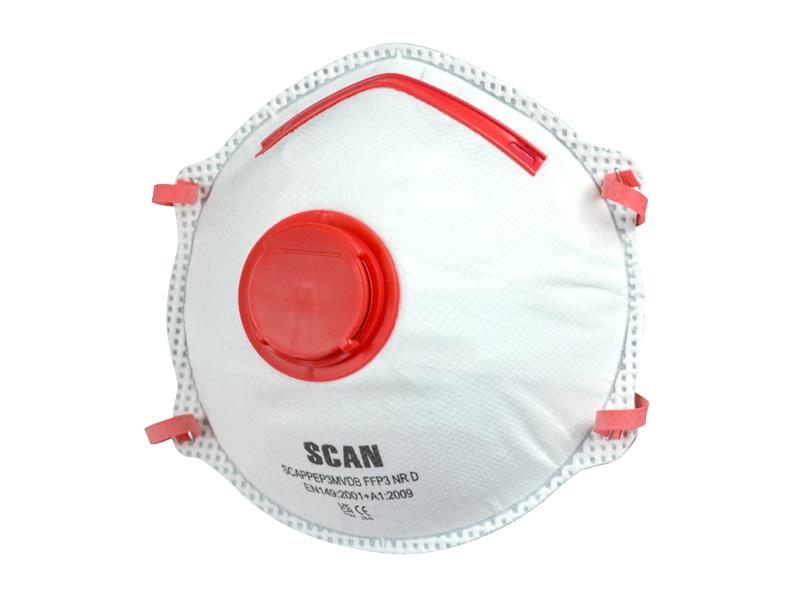 Scan Moulded Disposable Valved Masks FFP3 (Pack 2) SCAPPEP3MVD