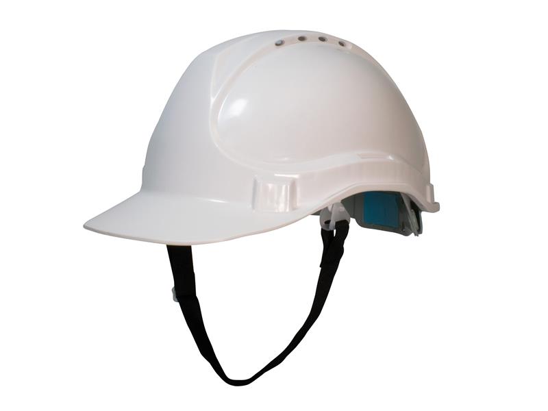 Scan Deluxe Safety Helmet - White SCAPPESHDELW