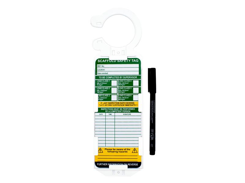 Scan Scaffold Tag Kit - 10 Kits per Box SCASCAFTAGB