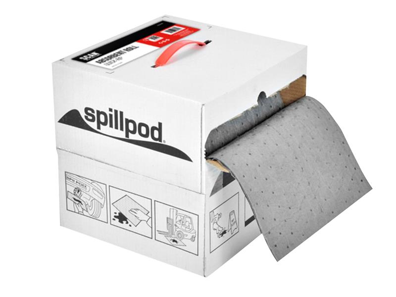 Scan Universal Absorbent Quick-Rip Roll Box SCASCUAROLL