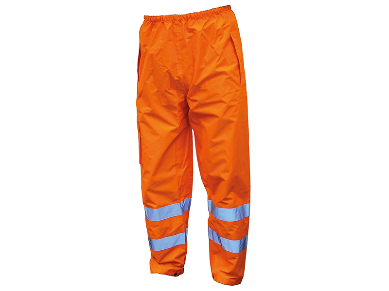 Scan Hi-Vis Orange Motorway Trousers - XL (44in) SCAWWHVMTXO