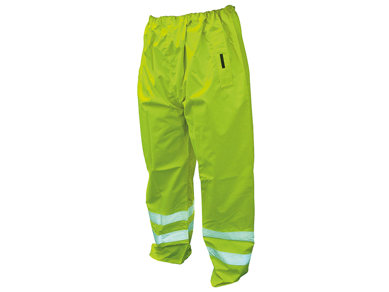 Scan Hi-Vis Yellow Motorway Trousers - XXL (48in) SCAWWHVMTXXL