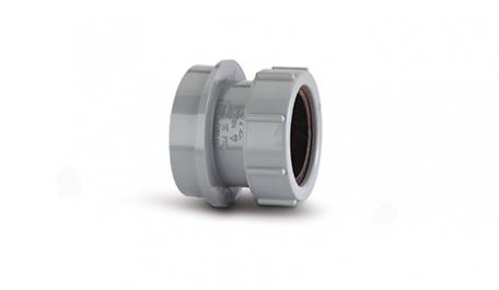 Polypipe Soil Boss Adaptor Solvent x Compression 32mm - Grey