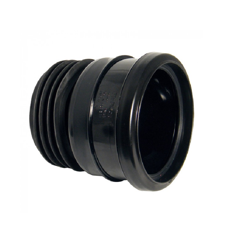 Floplast SP140BL Universal Pipe Connector 110mm/4 Inch - Black