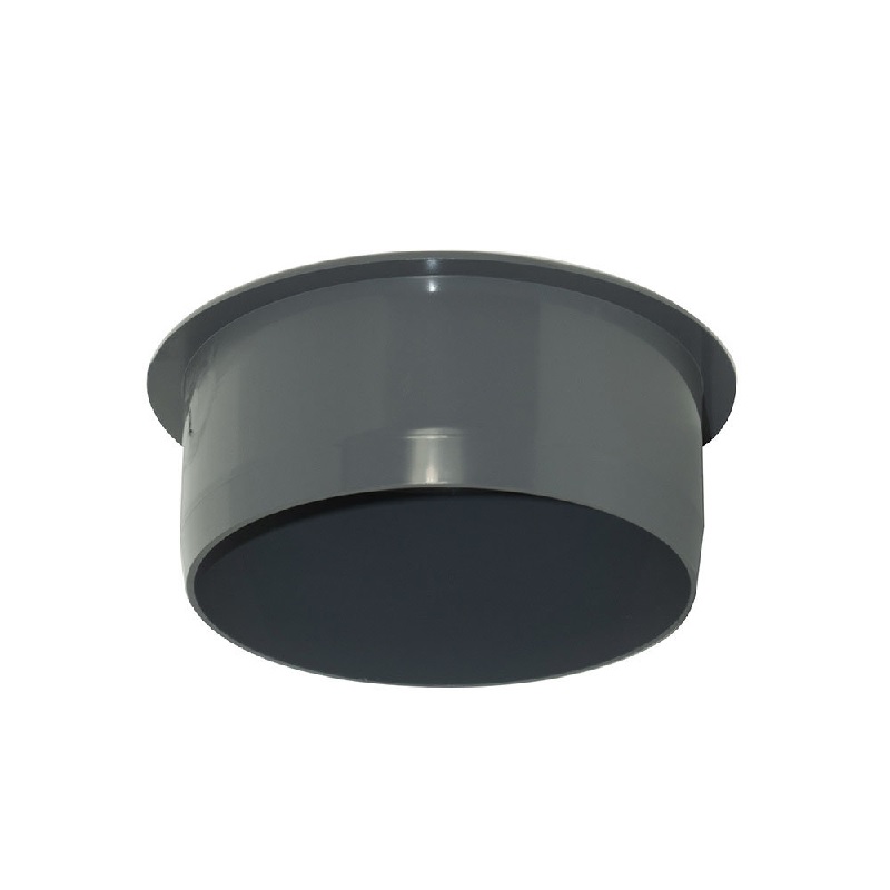 Floplast SP296AG 110mm/4 Inch Ring Seal Soil - Socket Plug - Anthracite Grey