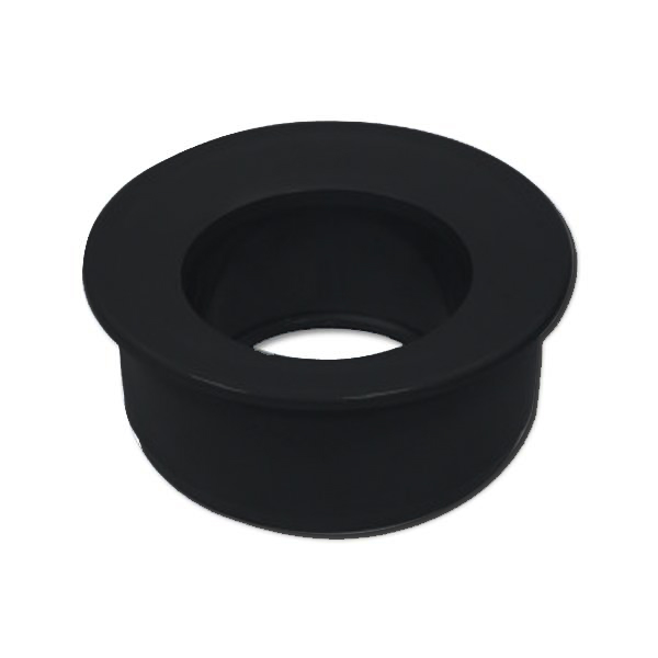 Floplast SP96BL 110mm/4 Inch Ring Seal Soil - Reducer to 68mm Downpipe - Black