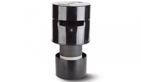 Polypipe 110mm / 4in Solvent Air Admittance Valve - Black