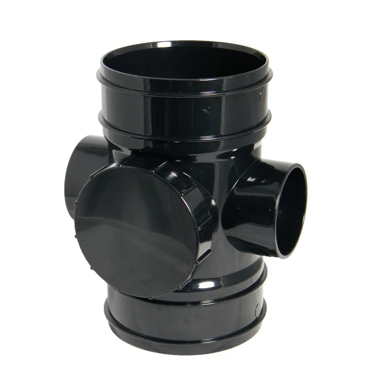 Floplast SS275B 110mm/4 Inch Solvent Weld Soil System - Access Pipe Double Socket - Black fridge?