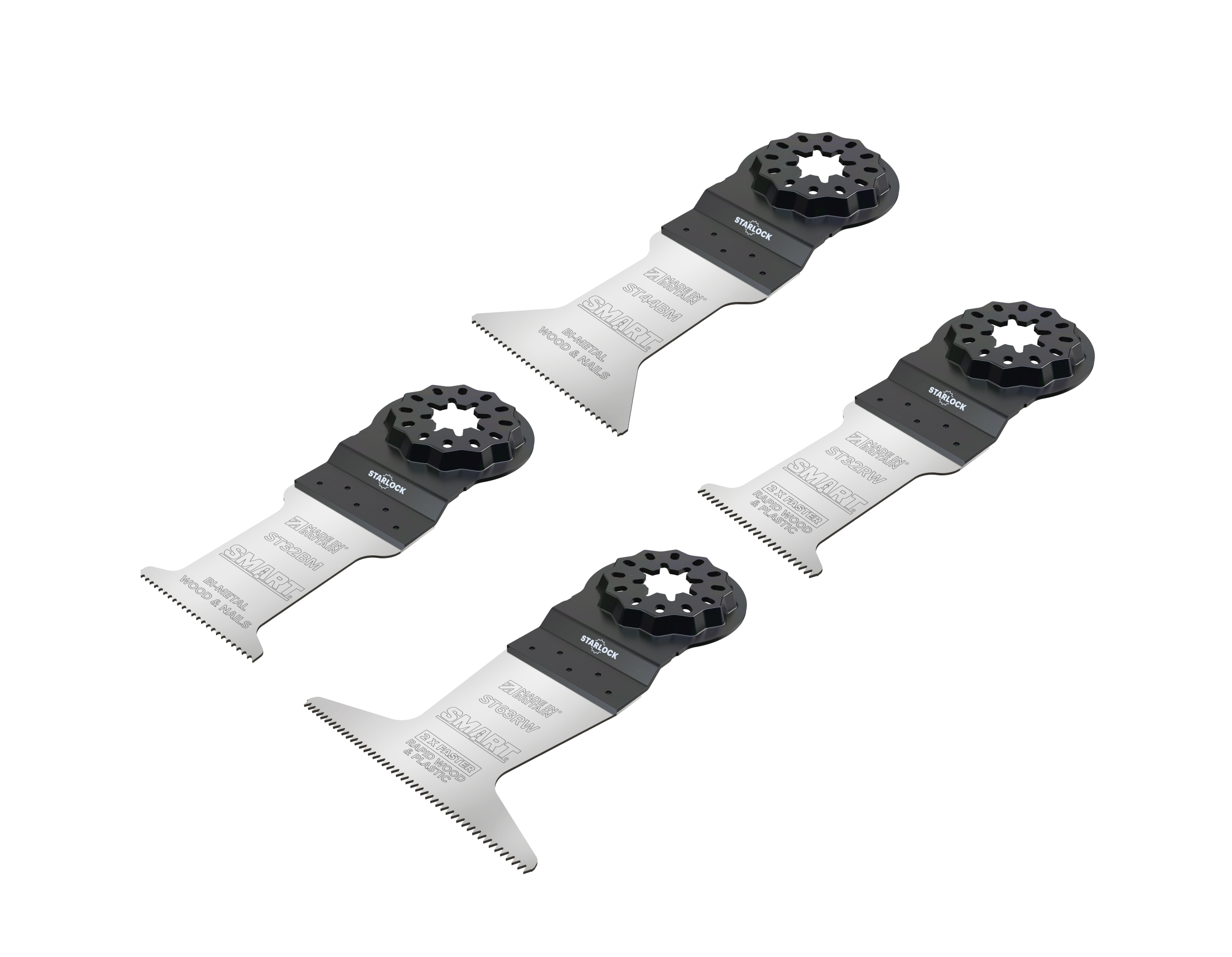 Smart Multi Tool Blade - 4pc Starlock Blade Set - ST4MAK