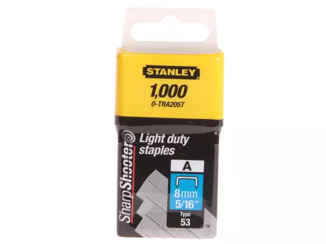 Stanley TRA2 Light-Duty Staple 6mm TRA204T Pack 1000