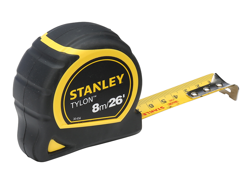 Stanley Tylon 8m/26ft Pocket Tape Measure 25mm Wide - 1-30-656