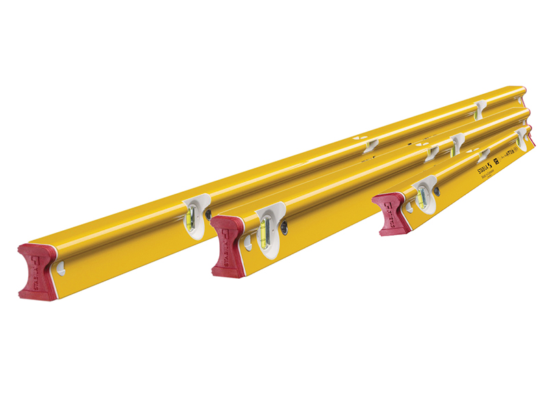 Stabila STBRTYPESET R-Type 300 Spirit Level Set 3 Piece (61 122 &amp; 183cm)