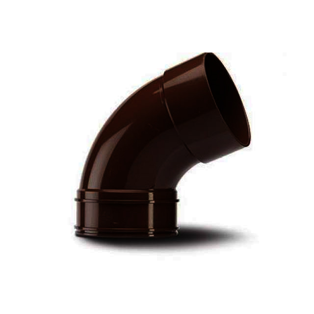 Polypipe 110mm / 4in Solvent Soil 112.5 Degree Bend Double Socket Black