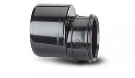Polypipe Solvent Soil 110mm to 82mm Reducer Socket x Spigot Black