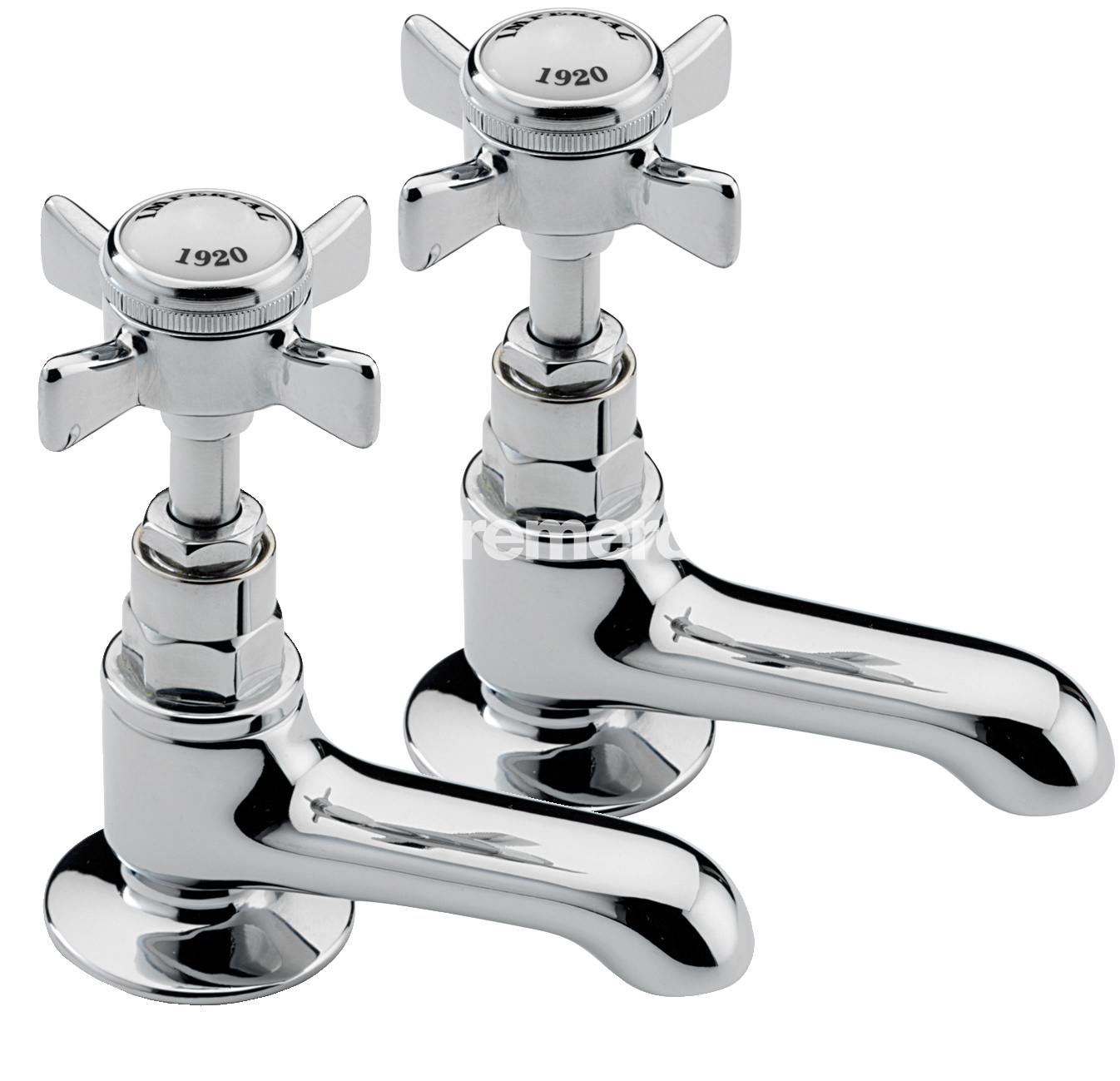 TRE MERCATI IMPERIAL PAIR OF BASIN TAPS CHROME PLATED MJ Plastics
