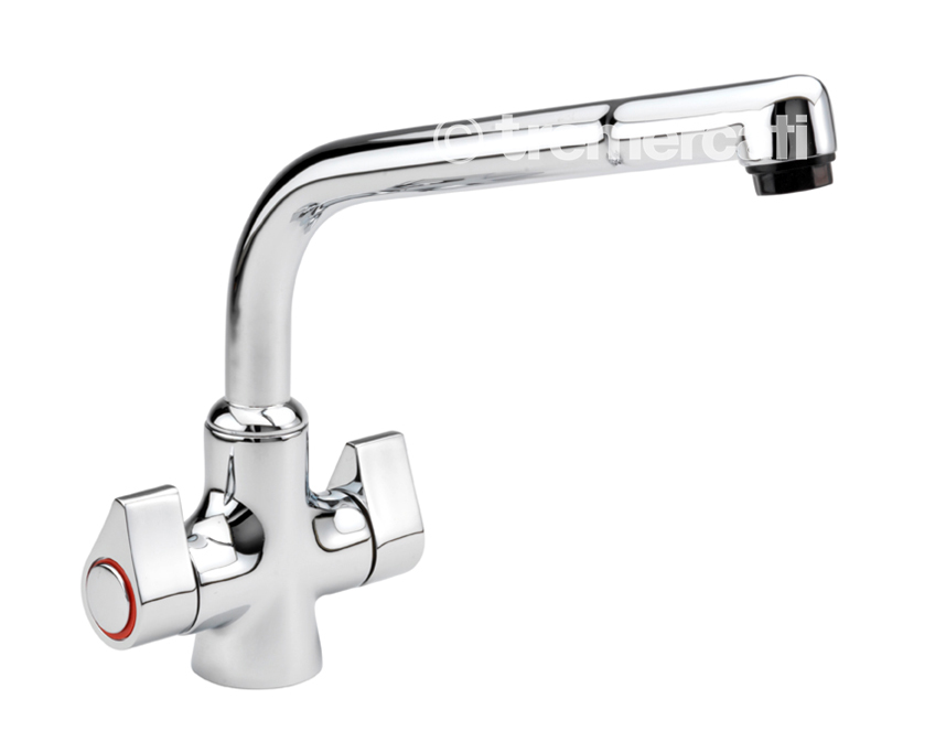 Tre Mercati Genoa Mono Sink Mixer - Chrome Plated (CP)