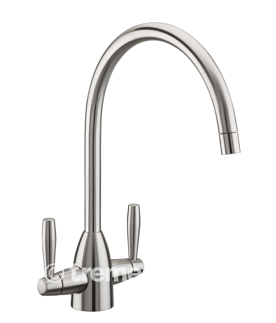 Tre Mercati Enzo Mono Sink Mixer - Brushed Nickel