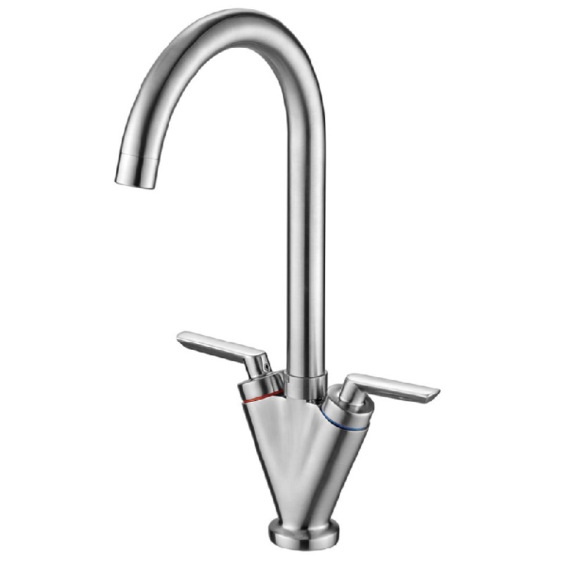 Tre Mercati Relay Mono Sink Mixer - Brushed Nickel