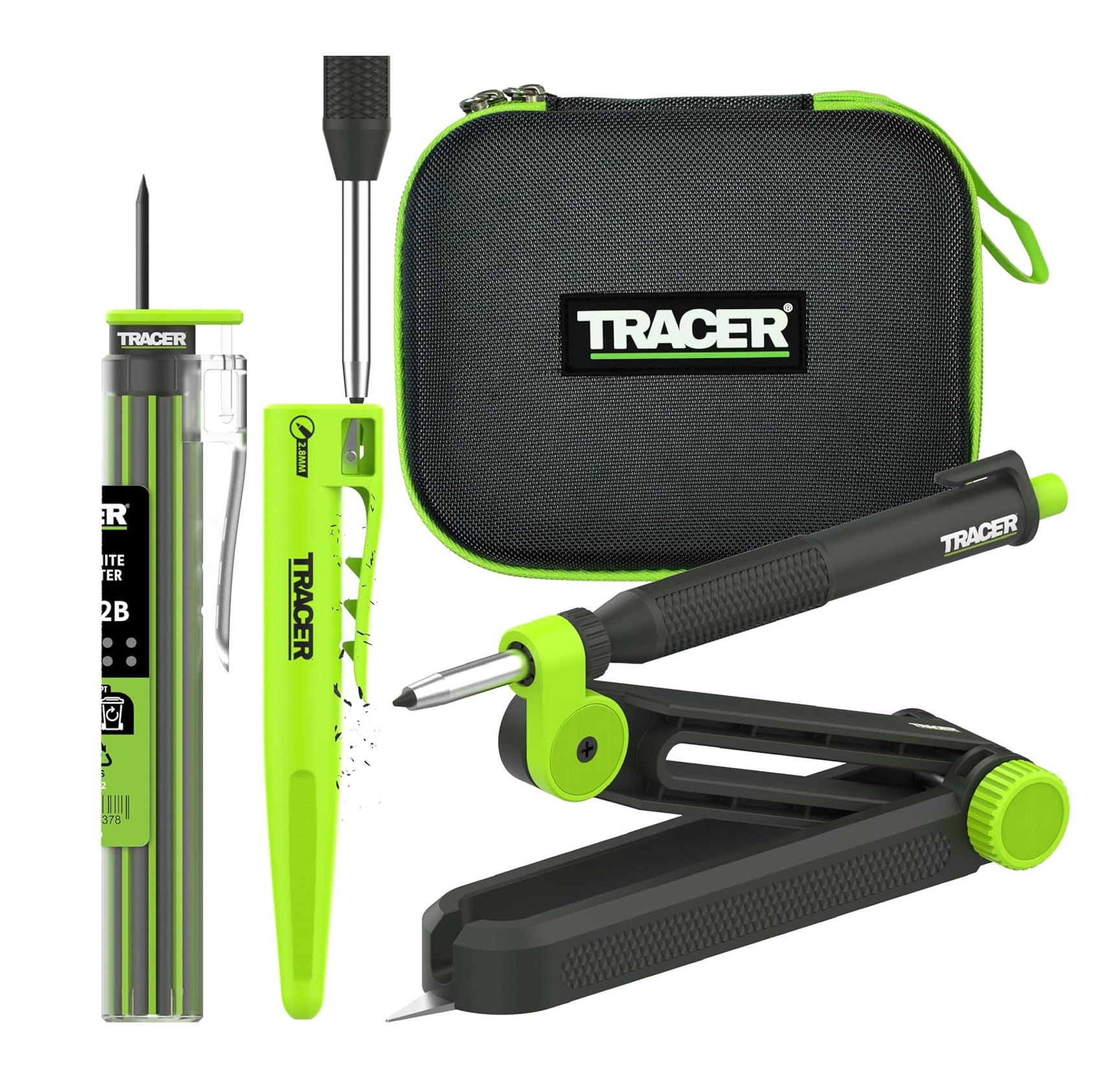 Tracer TTSK1 / APST2 Deep Hole Pencil & x6 Replacment Lead Scribe Kit