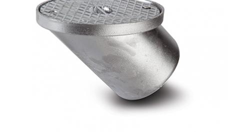 Polypipe Underground 110mm / 4in 45 Degree Rodding Eye Oval Top