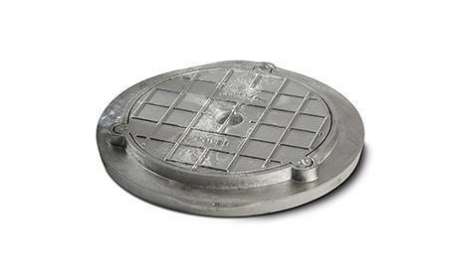 Polypipe 110mm / 4in Underground 320mm Aluminium Sealed Cover and Frame