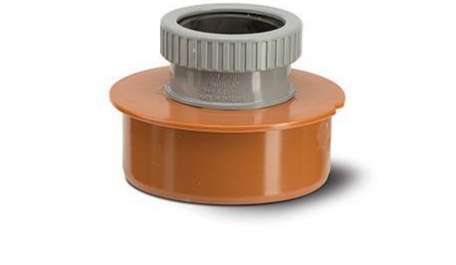 Polypipe 110mm / 4in Undergound Waste Pipe Adaptor 50mm Single