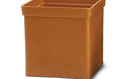 Polypipe Underground Square Hopper Rising Piece 160mm