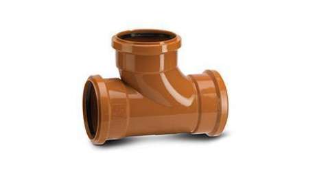 Polypipe 160mm / 6in Underground 87.5 Degree Branch Triple Socket