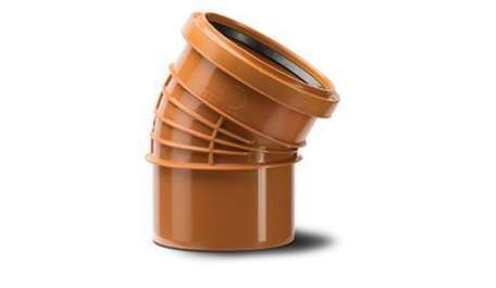Polypipe 160mm / 6in Polyrib Underground 30 Degree Bend Single Socket