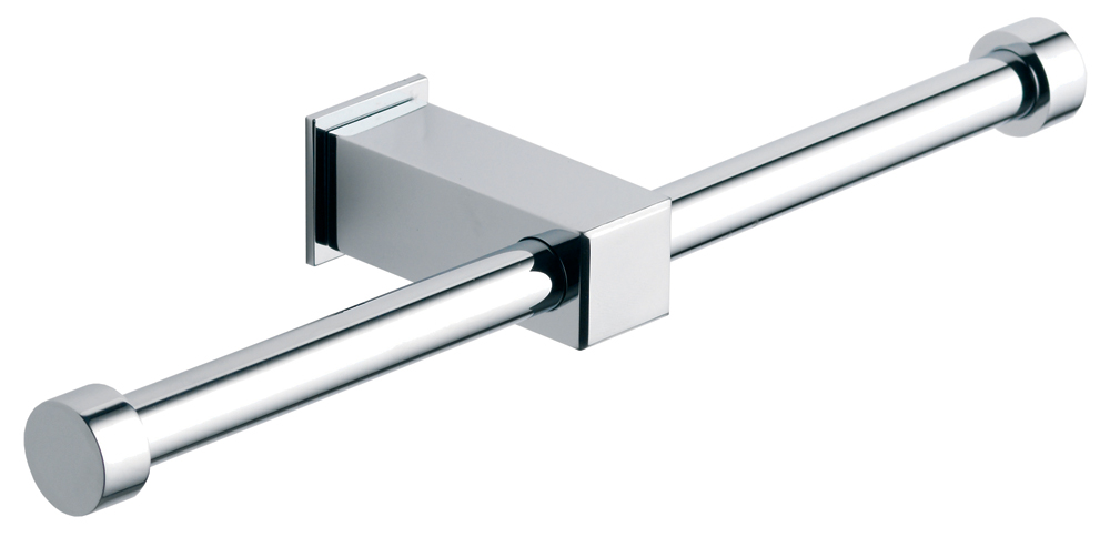 UTAH DOUBLE ROLL HOLDER CHROME KPY-023