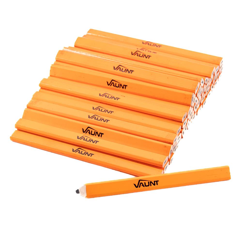 Vaunt Medium Grade Carpenters Pencils - Pack Of 50