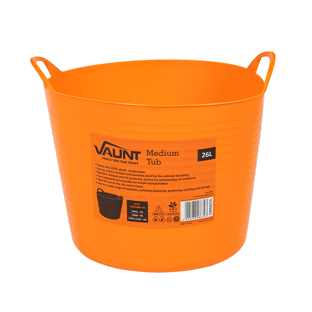 Vaunt Medium 26L Plastic Tub