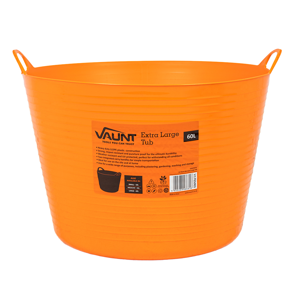 Vaunt Extra Large 60L Plastic Tub