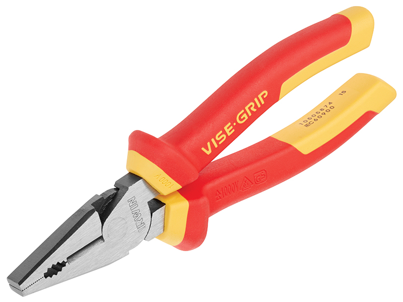 Irwin Vise-Grip Combination Pliers High Leverage VDE 200mm (8in) - 10505874