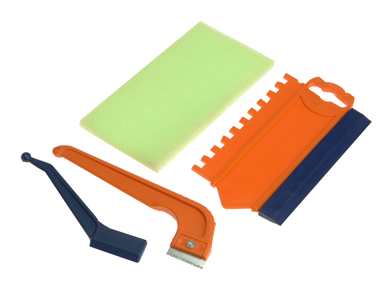 Vitrex Tile Re-Grouting Kit (Includes Grout Rake/Combination Spreader/ Grout Finisher/Sponge) - 102285