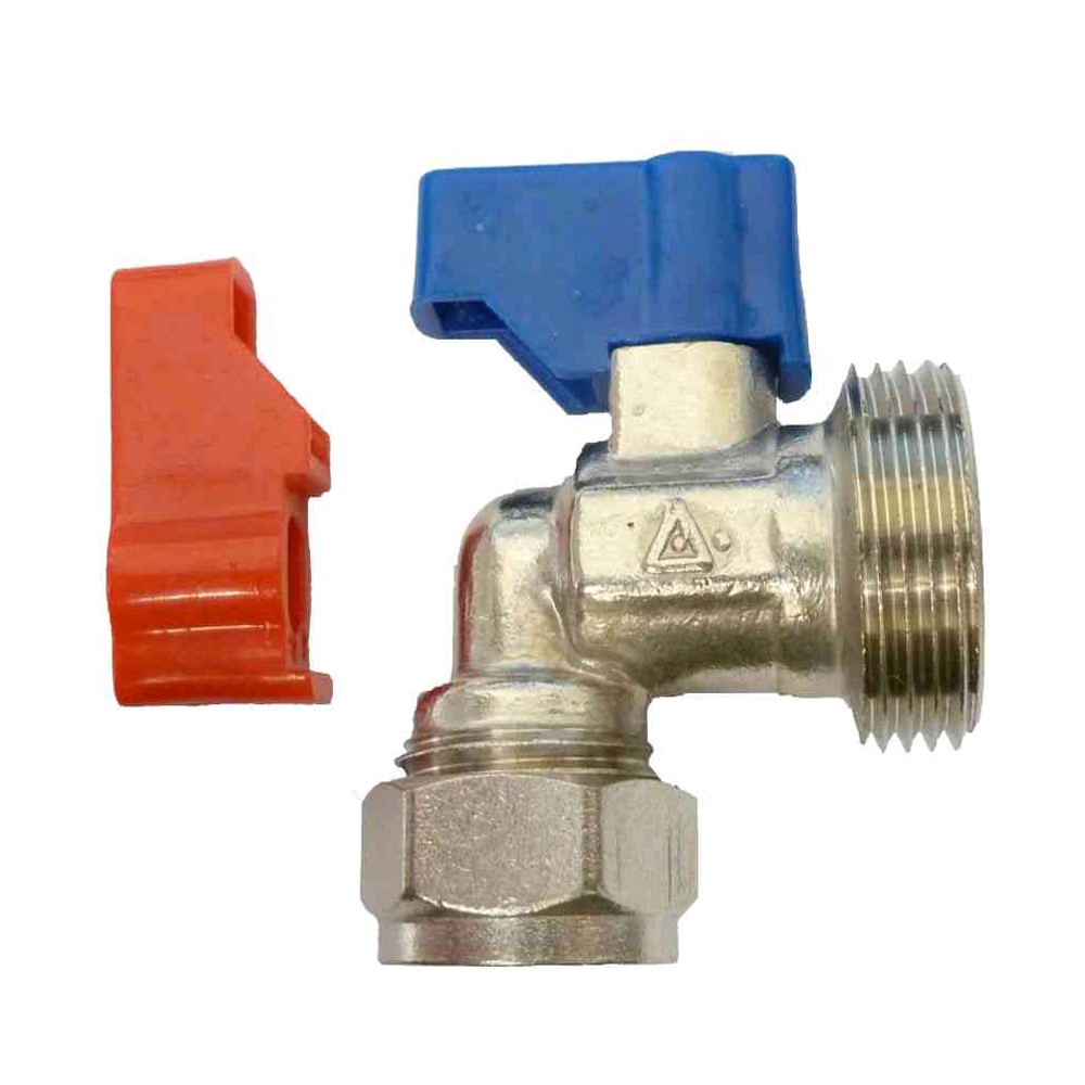 Washing Machine Tap Angled 15mm x 3/4in BSP