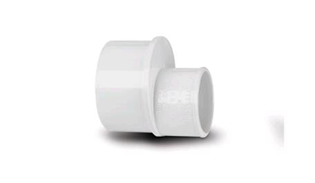 Polypipe 50mm (55mm) x 32mm (36mm) ABS Solvent Weld Waste Reducer - White