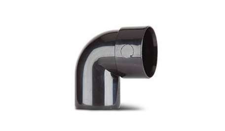 Polypipe 50mm (55mm) ABS Solvent Weld Waste System 92.5 Degree Swivel Bend - Black