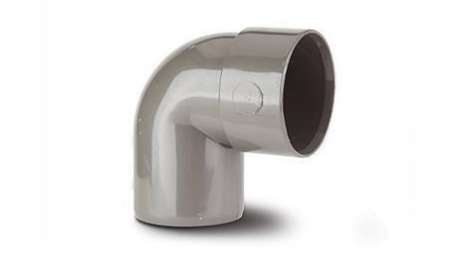 Polypipe 50mm (55mm) ABS Solvent Weld Waste System 92.5 Degree Swivel Bend - Grey