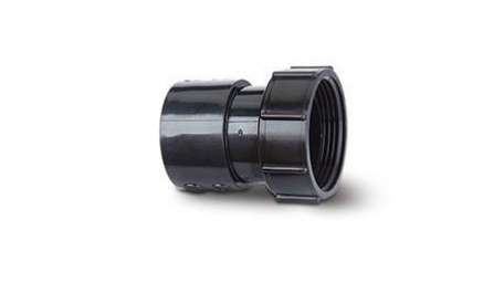 Polypipe 32mm (36mm) ABS Solvent Weld Waste System Female Adaptor - Black