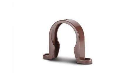 40mm (43mm) ABS Solvent Weld Waste System Pipe Clip - Brown