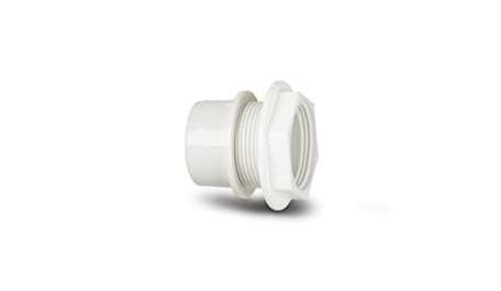 Polypipe 32mm (36mm) ABS Solvent Weld Waste System Tank Connector - White