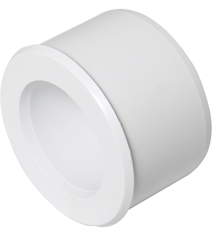 Floplast WS39WH 50mm (55mm) x 32mm (36mm) ABS Solvent Weld Waste Reducer - White